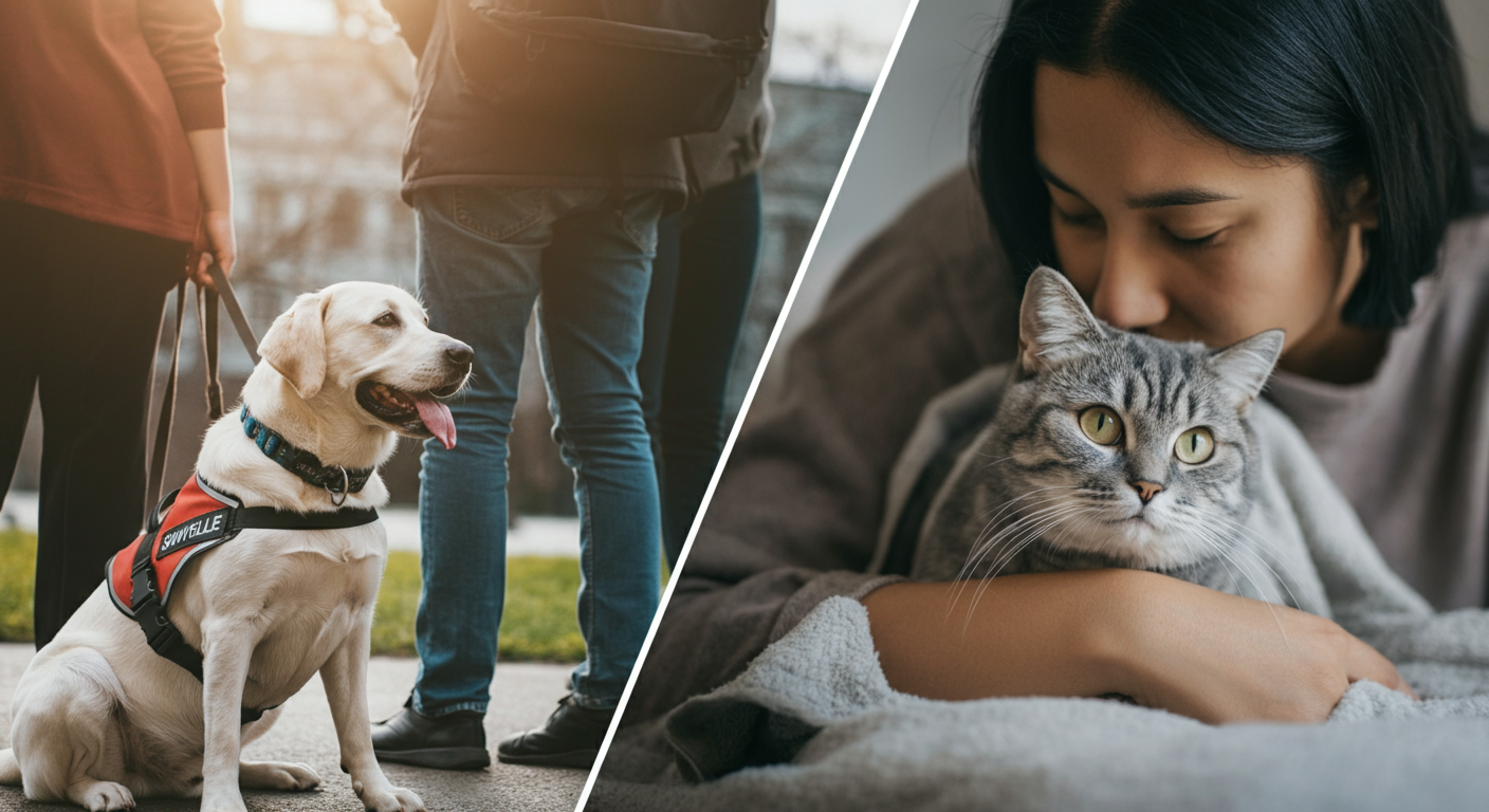 Understanding Emotional Support Animals (ESAs) vs. Service Animals: A Comprehensive Guide
