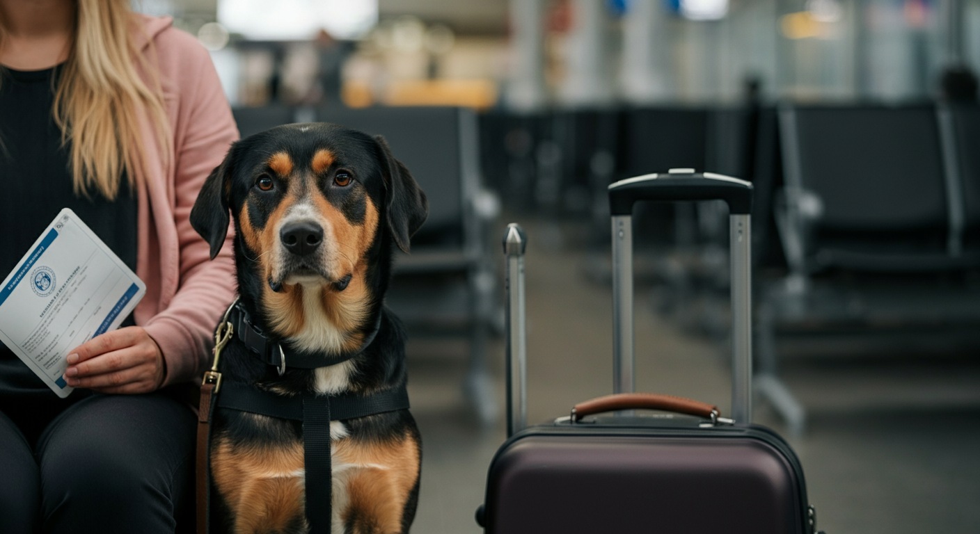 Navigating Air Travel with Your Emotional Support Animal or Psychiatric Service Dog: A Comprehensive Guide