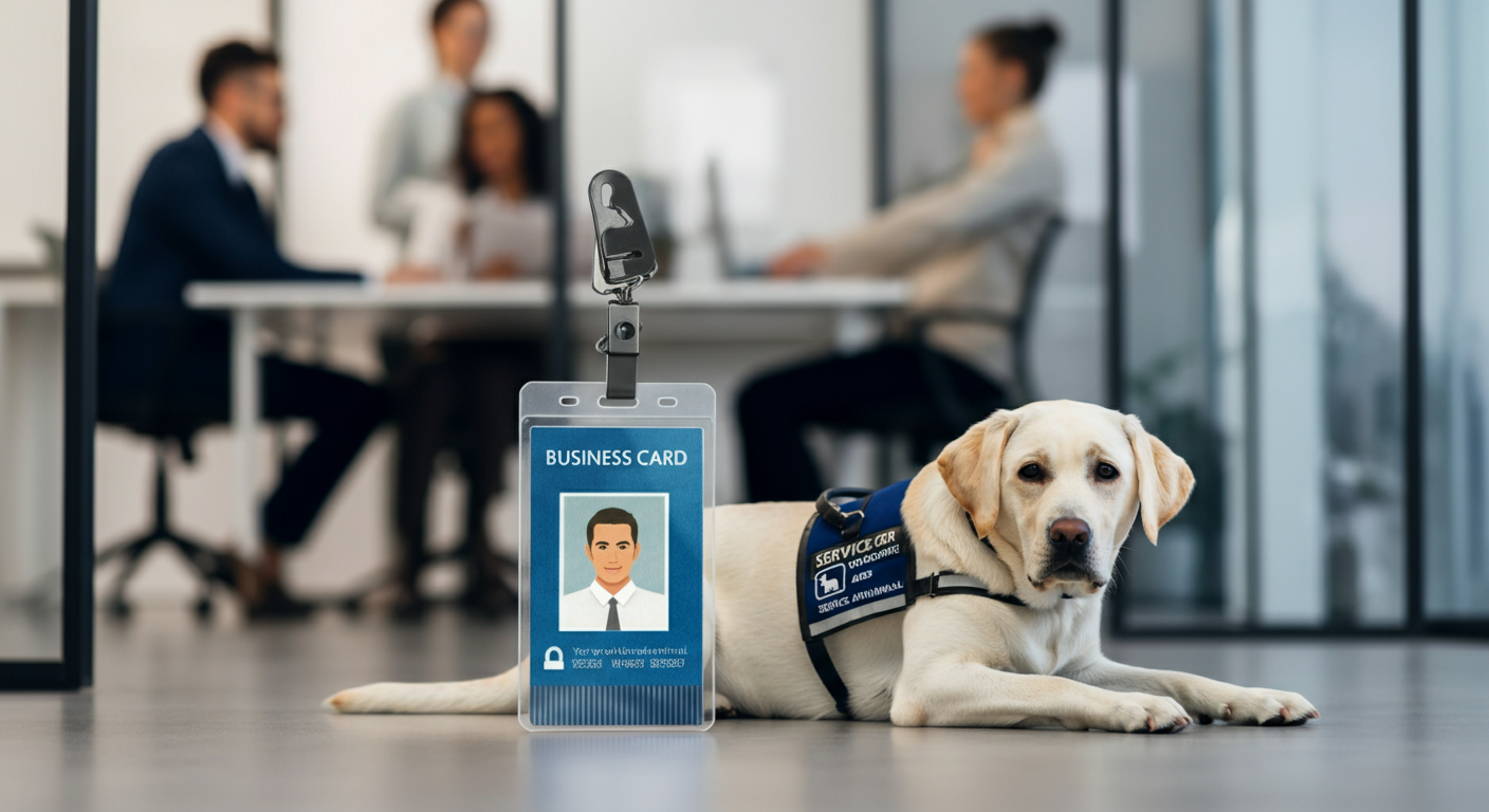 Enhancing Workplace Security: Professional Business ID Cards for Employees and Service Animals