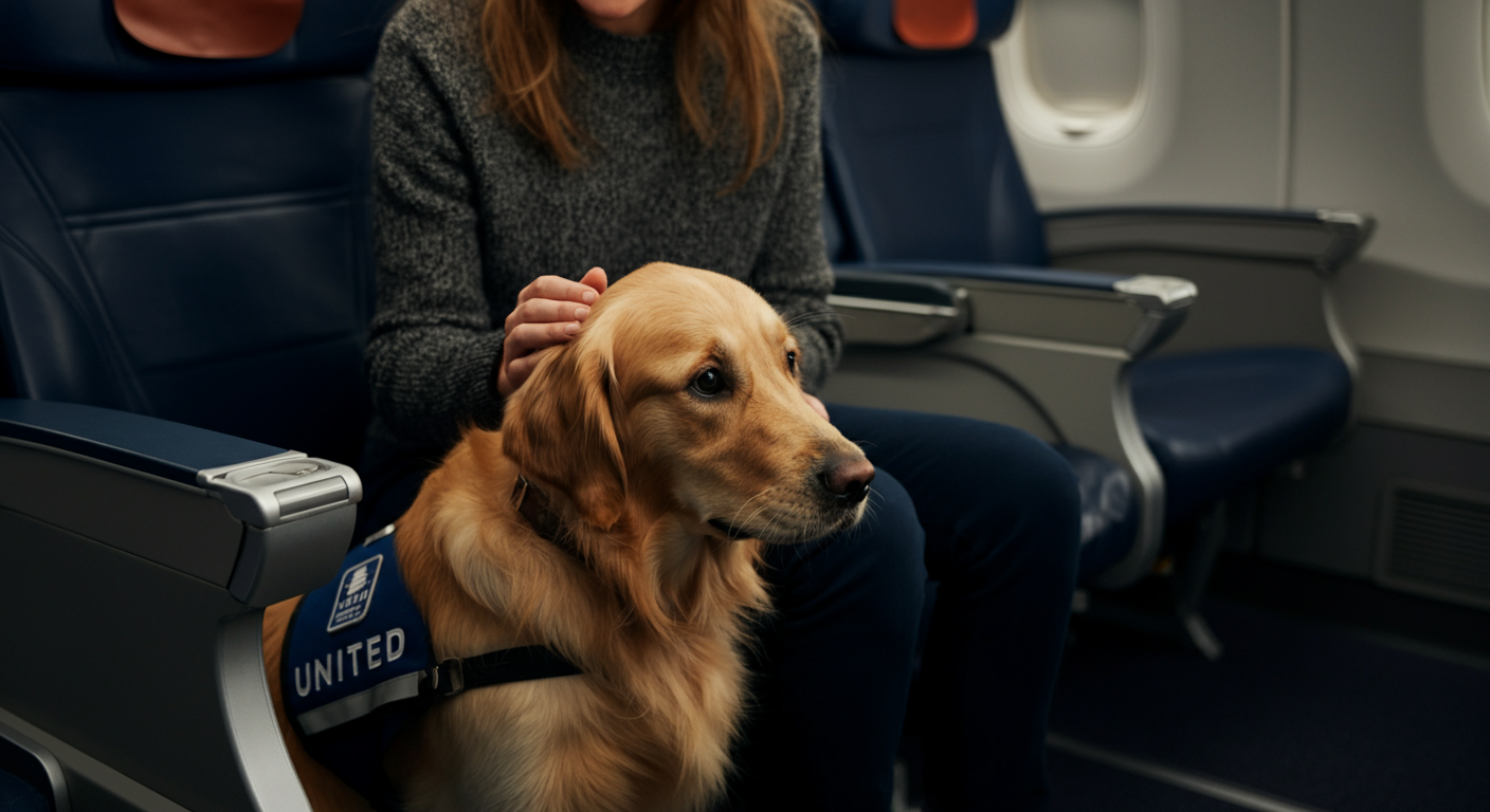 United Airlines ESA & Service Animal Travel Guide