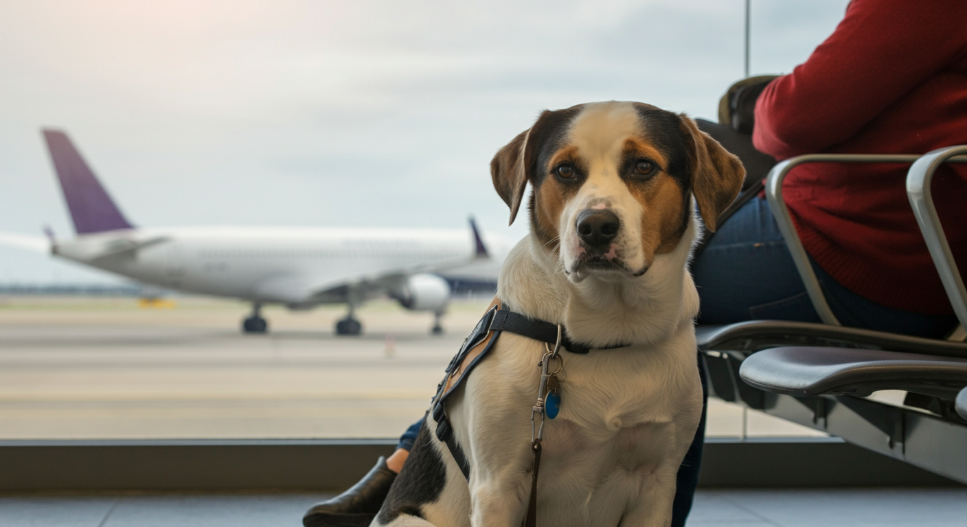 Navigating Air Travel with Your Emotional Support Animal or Psychiatric Service Dog: A Comprehensive Guide